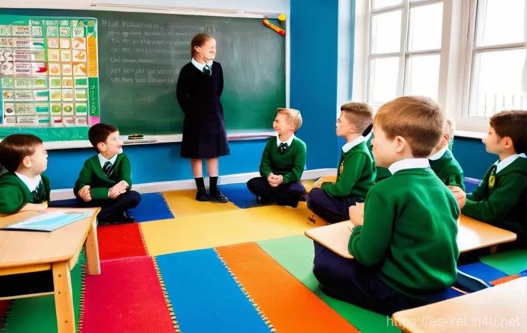 아일랜드에서의 영어 vs 게일어 - **Prompt:** A bustling street scene in a picturesque Irish city, reminiscent of Galway. The image ca...