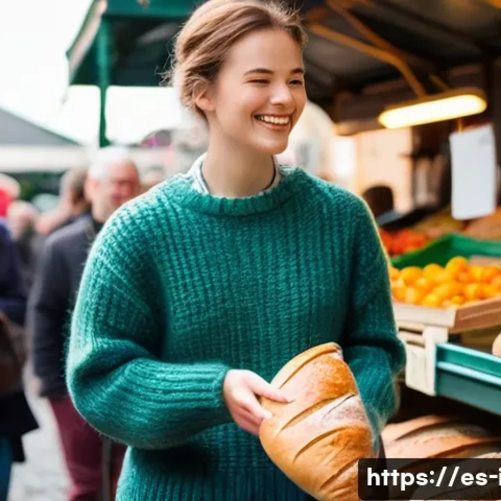 벨파스트와 타이타닉 박물관 - **Prompt:** A sunny day at St. George's Market in Belfast. The Victorian market hall is bustling wit...